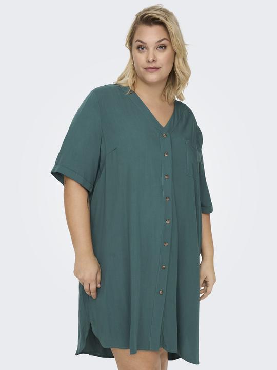 Actual product image Only Curvy Viscose 2/4 Sleeve Tunic Dress (46)