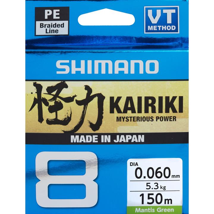 Actual product image Shimano Kairiki 8 Mantis Green (39.50 kg, 0.35 mm)
