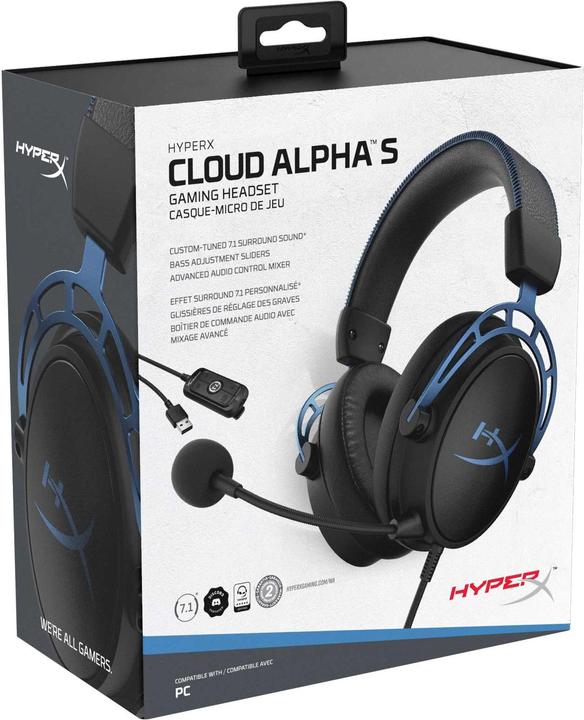 Produktbild HyperX Cloud Alpha S (Kabelgebunden)