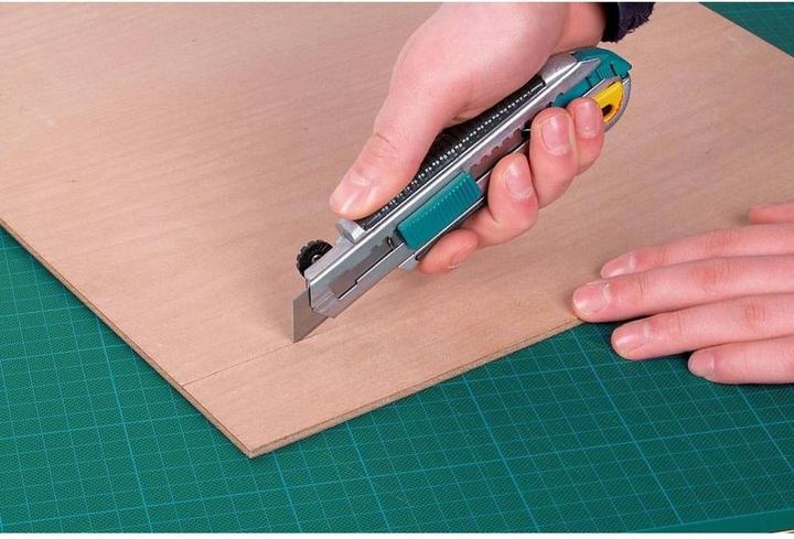 Immagine prodotto wolfcraft wolfcraft 1 Profi-Abbrechklingenmesser 2K, 18 mm (Taglierini)