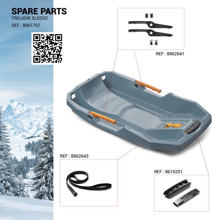 Actual product image Wedze Trilugic