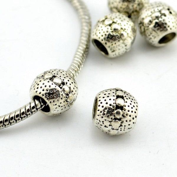 Produktbild Hermex Mystische Muster Bead Perle - Silbrig (Zink-Legierung)