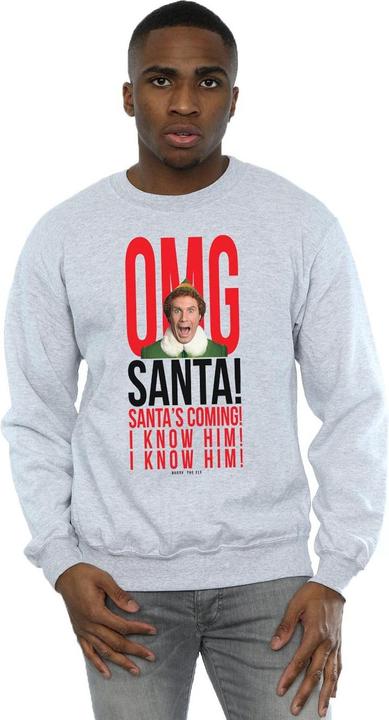 Produktbild Elf OMG Santa I Know Him Sweatshirt (L)