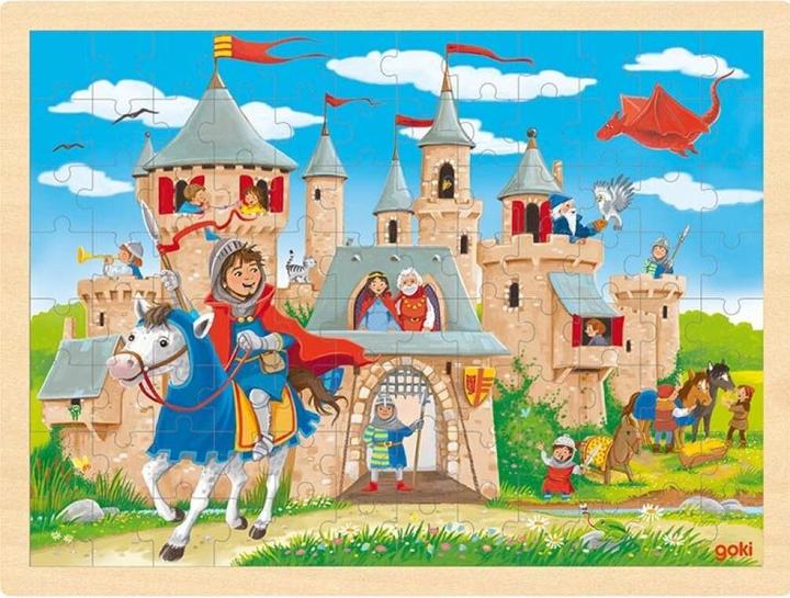 Image du produit Goki Puzzle à assembler Château des chevaliers 96 pièces (96 pièces)