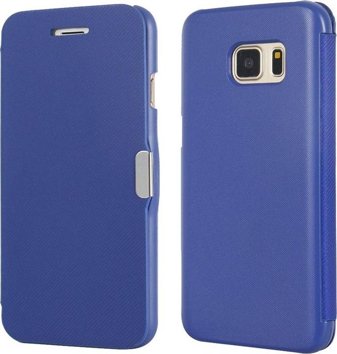 Produktbild König Design Flip Cover Schutzhülle Case Handyhülle Bookstyle für Samsung Galaxy S8 Blau Neu (Samsung Galaxy S8+)