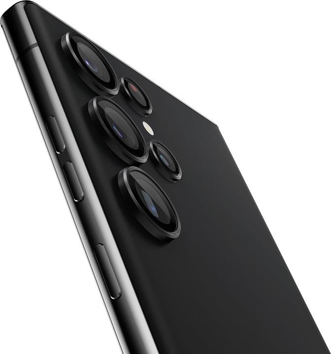 Actual product image Spigen Optics Pro Camera Sam S23 Ultra 2szt./2pcs czarny/black AGL05950 (2 Piece, Samsung Galaxy S23 Ultra)