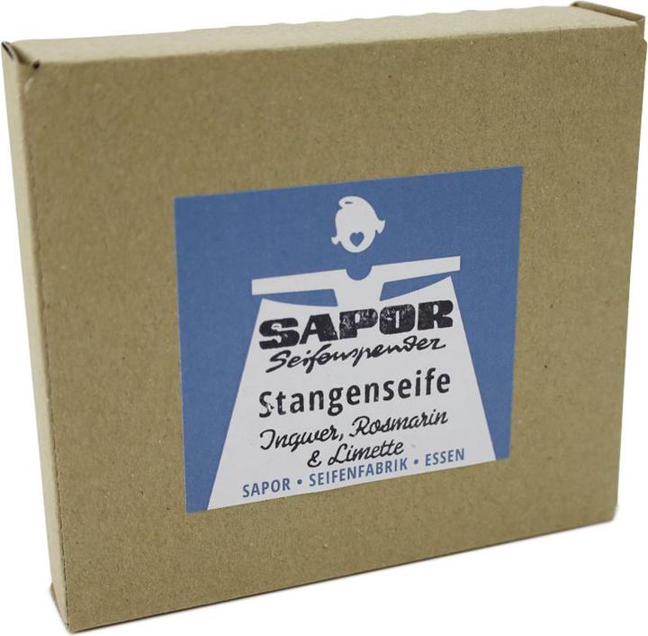Image du produit Sapor Hair&Body - Haarseife Ingwer Limette Rosmarin - palmölfrei, 10er Box (Shampoing liquide)