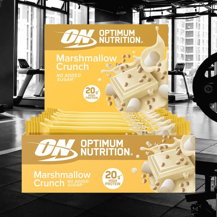 Actual product image Optimum Nutrition Crunch Bar (10 x 65G) (Marshmallow Crunch, 1 pcs., 650 g)