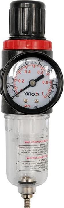 Produktbild Yato Air Regulator With Gauge And Filter (9.30 Bar, 0.02 l)