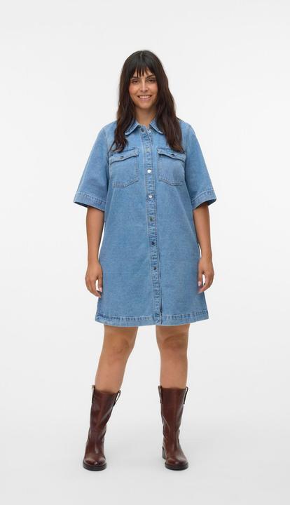 Produktbild Vero Moda VMCFENJA Kurzes Kleid Jeanskleid (52)