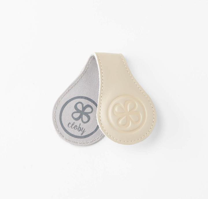 Actual product image Cloby Leder Magnet Clips er Set Beige