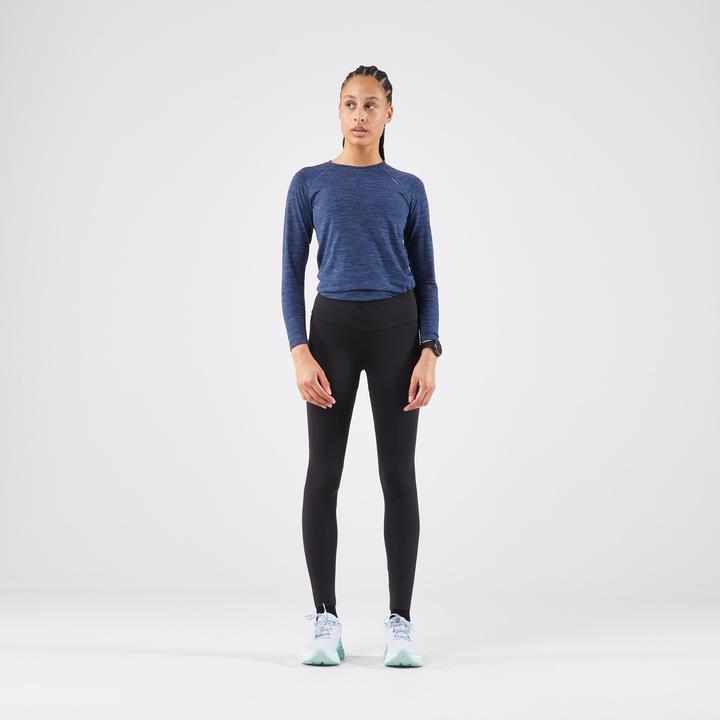Produktbild Kiprun Lauftights lang Damen - Run 500 Warm schwarz (W26/L30)