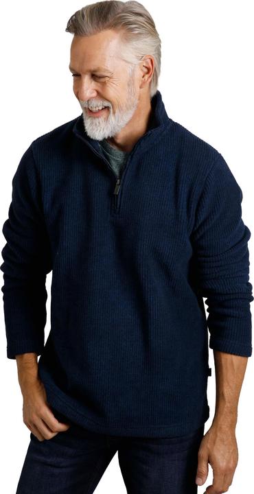 Actual product image Weird Fish Mens Newport Ribbed Quarter Zip Fleece Top (XL)