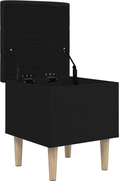 Actual product image VidaXL Bench with storage space black 42x42x46 cm (42 cm)