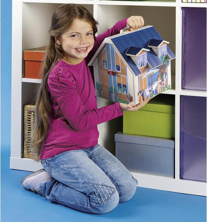 Produktbild Playmobil Mitnehm-Puppenhaus (70985, Playmobil Dollhouse)