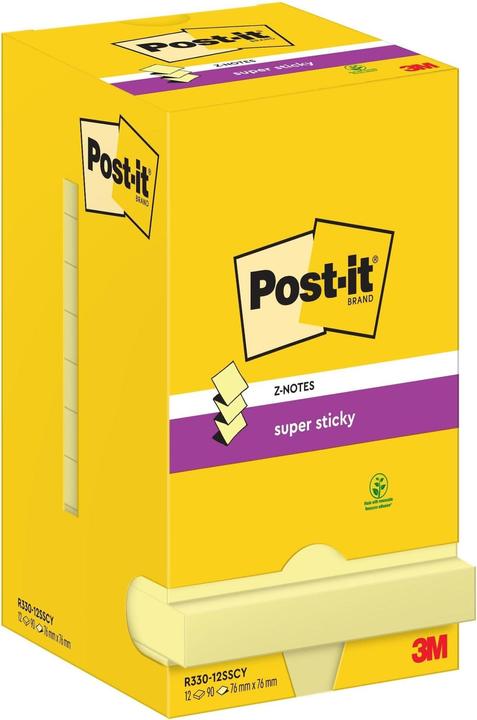 Actual product image Post-it Super Sticky (76 x 76 mm)