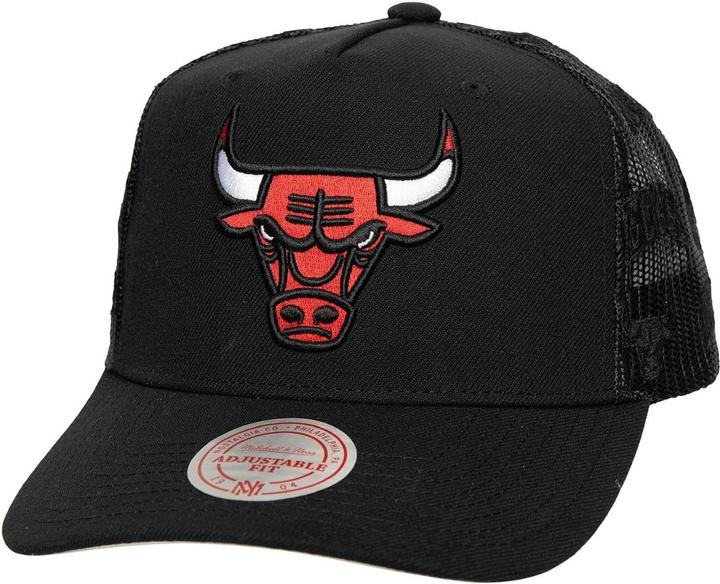 Mitchell & Ness Mesh Trucker Cap MONOGRAM Chicago Bulls (One Size)