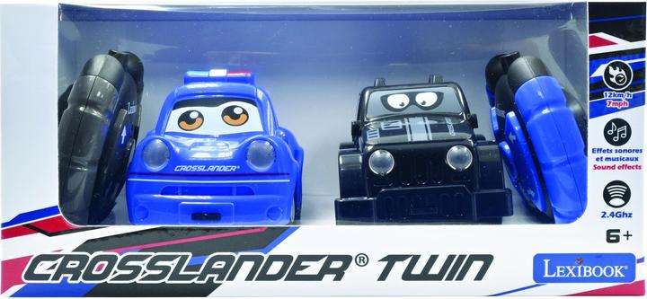 Immagine prodotto Lexibook Crosslander Twin - Set di auto della polizia e auto dei ladri (RC12)