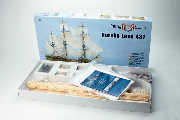 Produktbild Billing Boats Norske Løve 1:75 - Wooden hull - (428326)