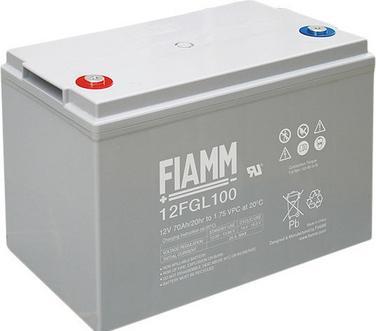 Actual product image Fiamm Rechargeable battery, lead acid, 12V, 100Ah, M6, round (12 V, 100 Ah)