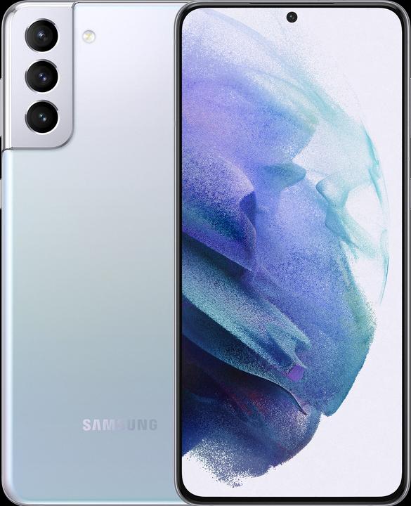 Samsung Galaxy S21+ UE (128 Go, Phantom Silver, 6.70", Double SIM, 12 Mpx, 5G)
