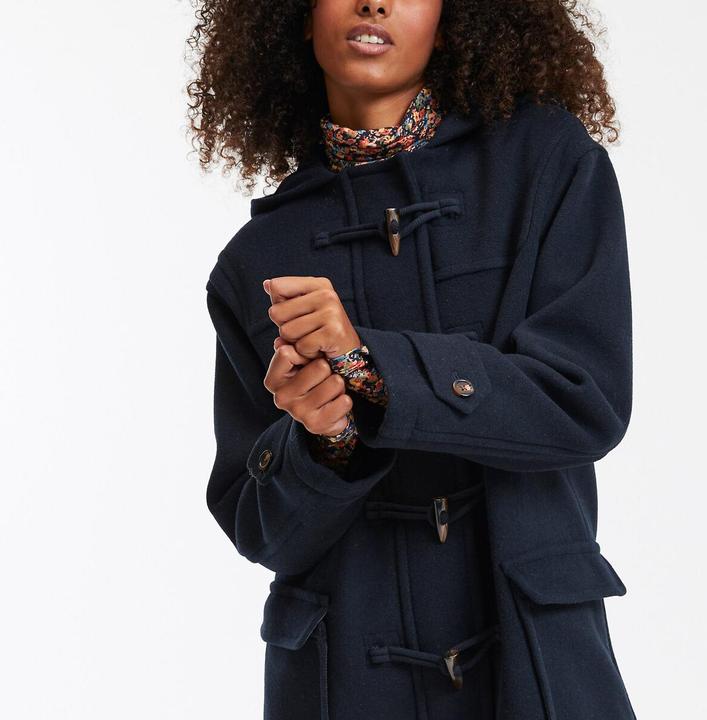 Produktbild La Redoute Collections Halblanger Dufflecoat mit Kapuze (M, XL)