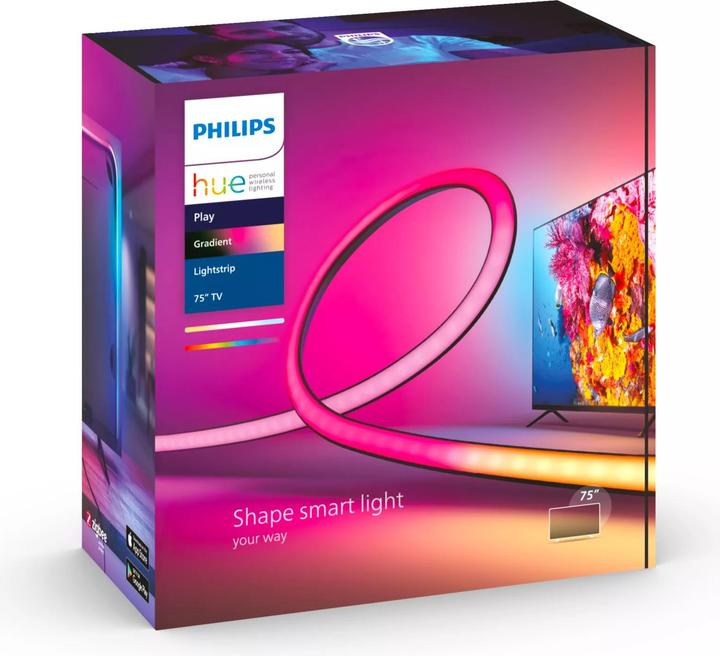 Productafbeelding Philips Hue Hue Play Verloop Lichtstrook 75" (RGBW, 304 cm, Interieur)