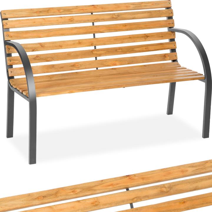 Actual product image tectake Garden bench Micha