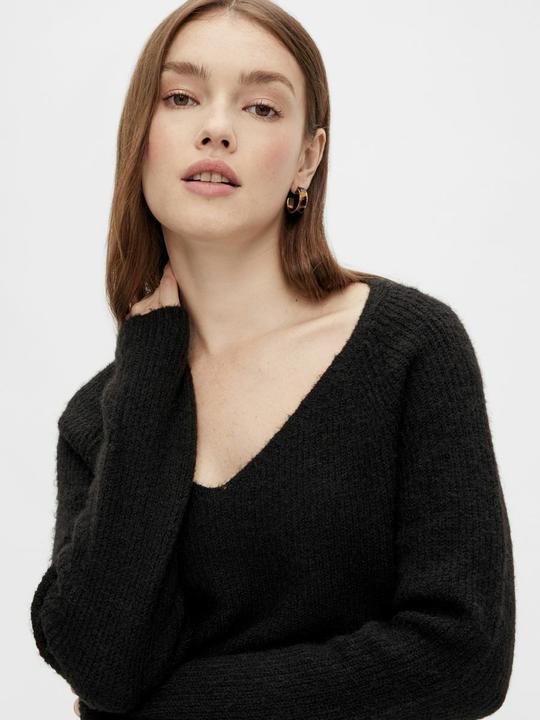 Actual product image Pieces V-neck knit sweater (XL)