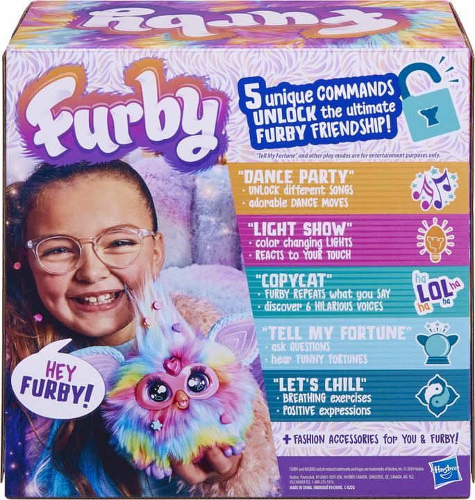 Image du produit Furby Jouet en peluche interactif (mélange de couleurs) (15 cm)
