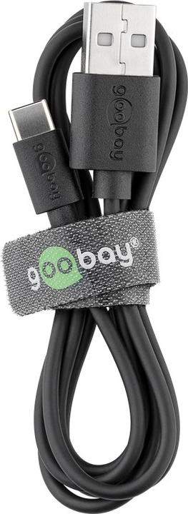 Produktbild Goobay USB-A Ladegerät Slim mit USB-C Kabel (5 W)