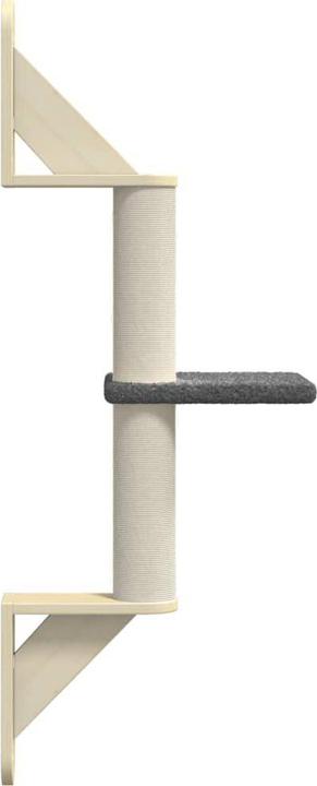 Immagine prodotto VidaXL Graffiatoio con tiragraffi a parete 85,5 cm (85.50 cm, Grigio scuro)