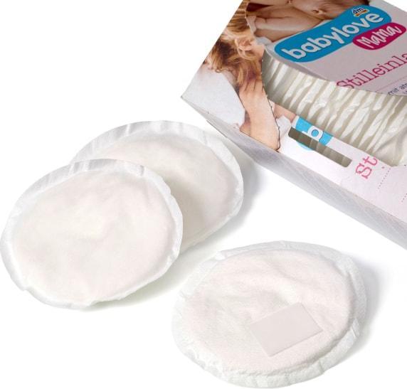 Actual product image dm babylove Mommy nursing pads white (30 x)
