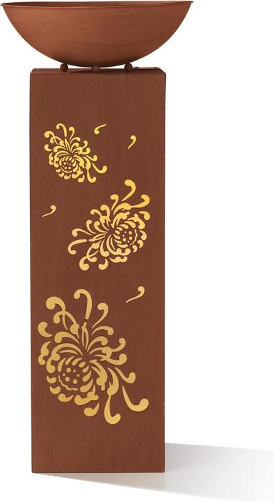 Produktbild Garvida Garten Dekosäule Rost-Optik Bauernrose 87 cm