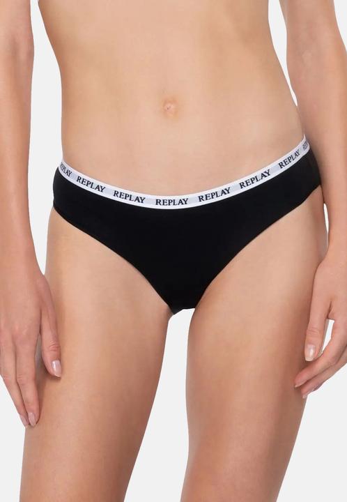 Actual product image Replay Women's pants with logo waistband 2-pack (L, pack of 2)