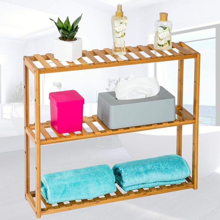 Produktbild tectake Bambus (60 x 15 x 54.5 cm)