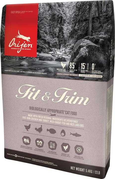 Actual product image Orijen Cat food (Adult, 1 pcs., 5400 g)