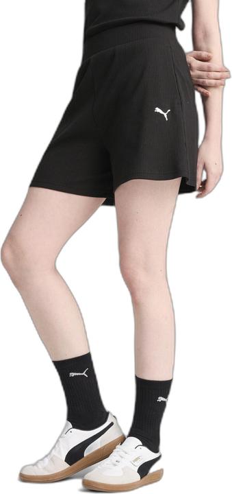 Puma ESS ELEVATED High-Rise Rib Shorts 5"