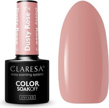 Actual product image Claresa Dusty Rose UV Nail Polish 5ml - Pack of 2 (Beige, Rose, UV gel varnish)