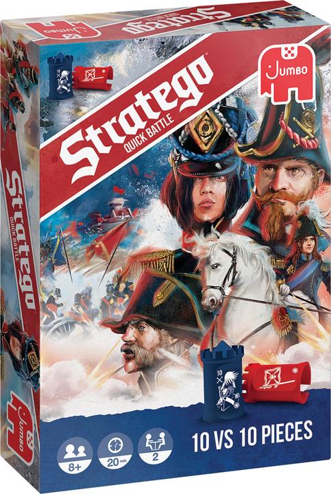 Actual product image Jumbo Stratego Quick Battle NEW, d/f/i (German, French, Italian)