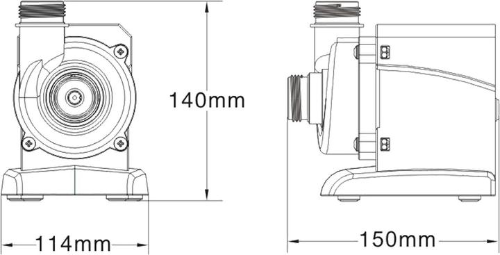 Actual product image SunSun CPP-8000 Swimming Pool Circulation Pump 8000l/h 70W
