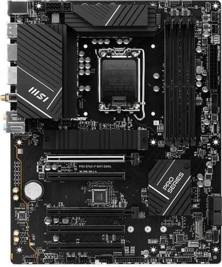 Produktbild MSI PRO B760-P WIFI DDR4 (LGA 1700, Intel B760, ATX)