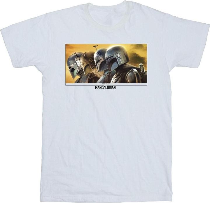 Image du produit Star Wars - T-shirt THE MANDALORIAN PAINTED GROUP - Homme (L)