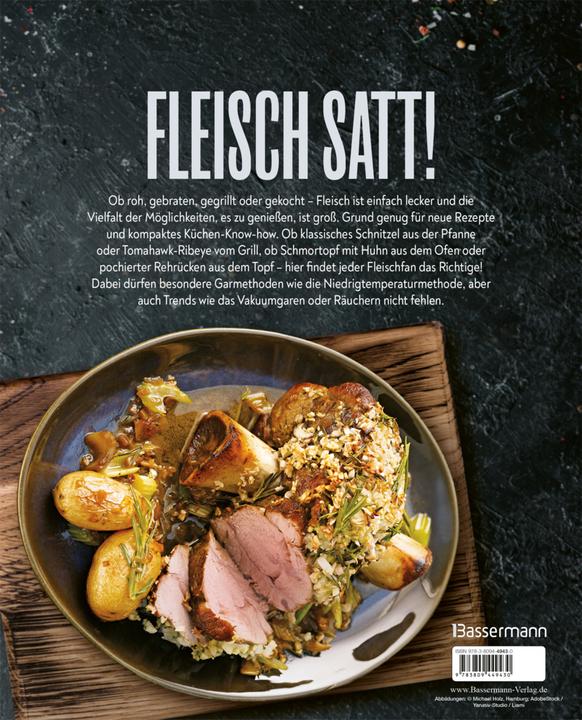 Produktbild Fleisch. 80 Rezepte. Warenkunde & Techniken. Mit Grill-Spezial (Deutsch, Stefan Wiertz, 2024)