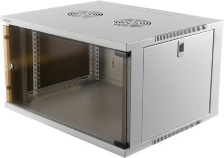 Deltaco Armadio rack 6U a parete Bianco (6 HE, Rack da 19 pollici)