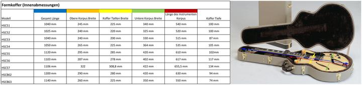 Actual product image Hagstrom Case, mould, for HJ models, HJ500, HJ600, HJ800