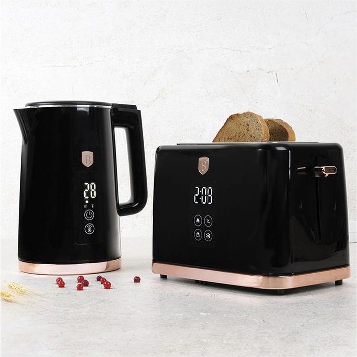 Actual product image BerlingerHaus Haus Wasserkocher & Toaster mit Digitalanzeige Black Rose Collection (1.70 l)