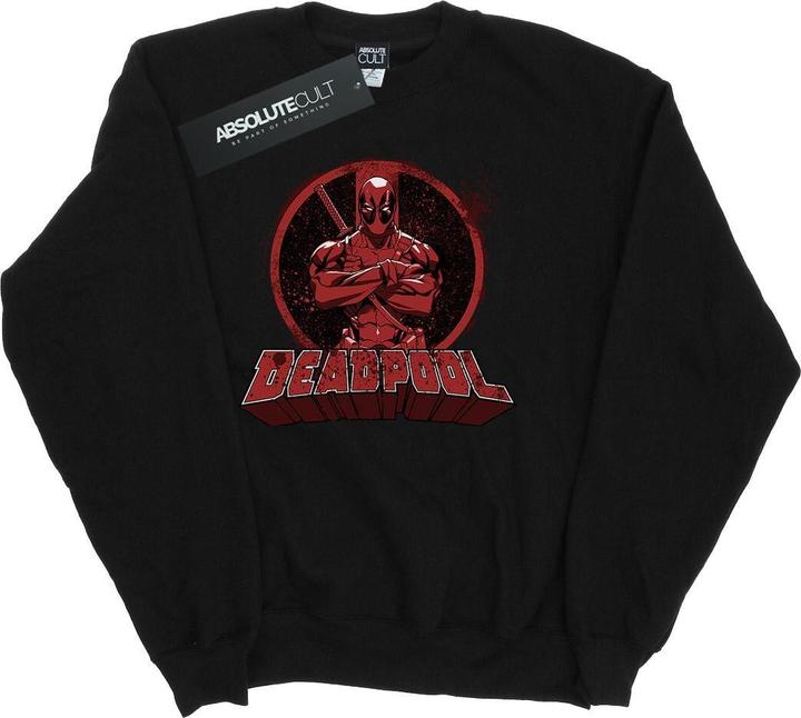 Immagine prodotto Deadpool Crossed Arms Logo Felpa Uomo (XXL)