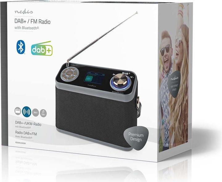 Productafbeelding Nedis DAB+ radio (DAB+, FM, Bluetooth)