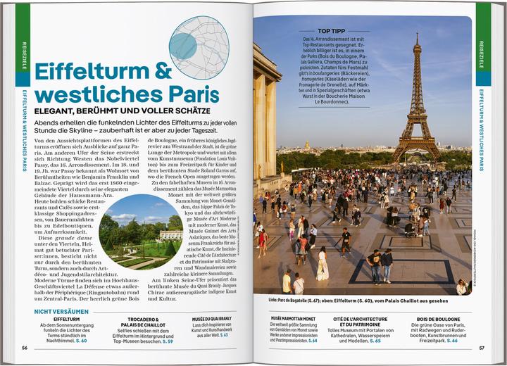 Actual product image Reiseführer Paris (German, Madeleine Rothery, Rooksana Hossenally, Fabienne Fong Yan, Jean-Bernard Carillet, Alexis Averbuck, Nicola Leigh Stewart, 2024)